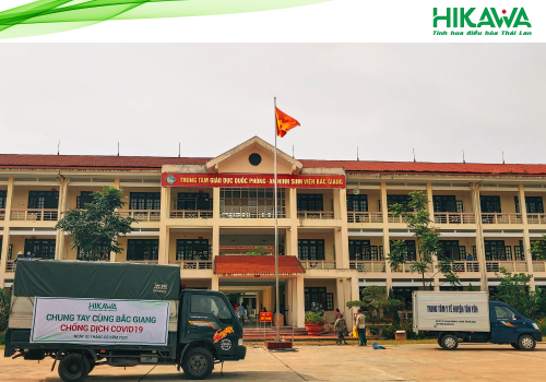 HIKAWA ủng hộ điều hòa cho bệnh viện dã chiến tại Bắc Giang