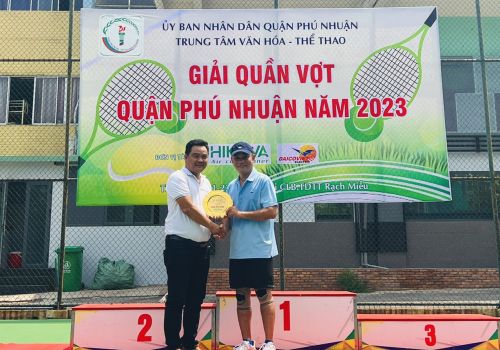Hãng điều hoà HIKAWA hân hạnh tài trợ giải quần vợt quận Phú Nhuận tranh cúp HIKAWA