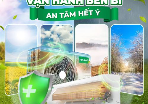 Điều hòa HIKAWA bền, làm mát tốt, tiết kiệm điện hiệu quả