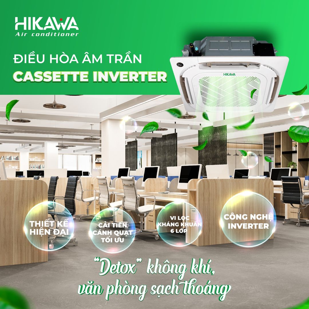 âm trần cassette hikawa
