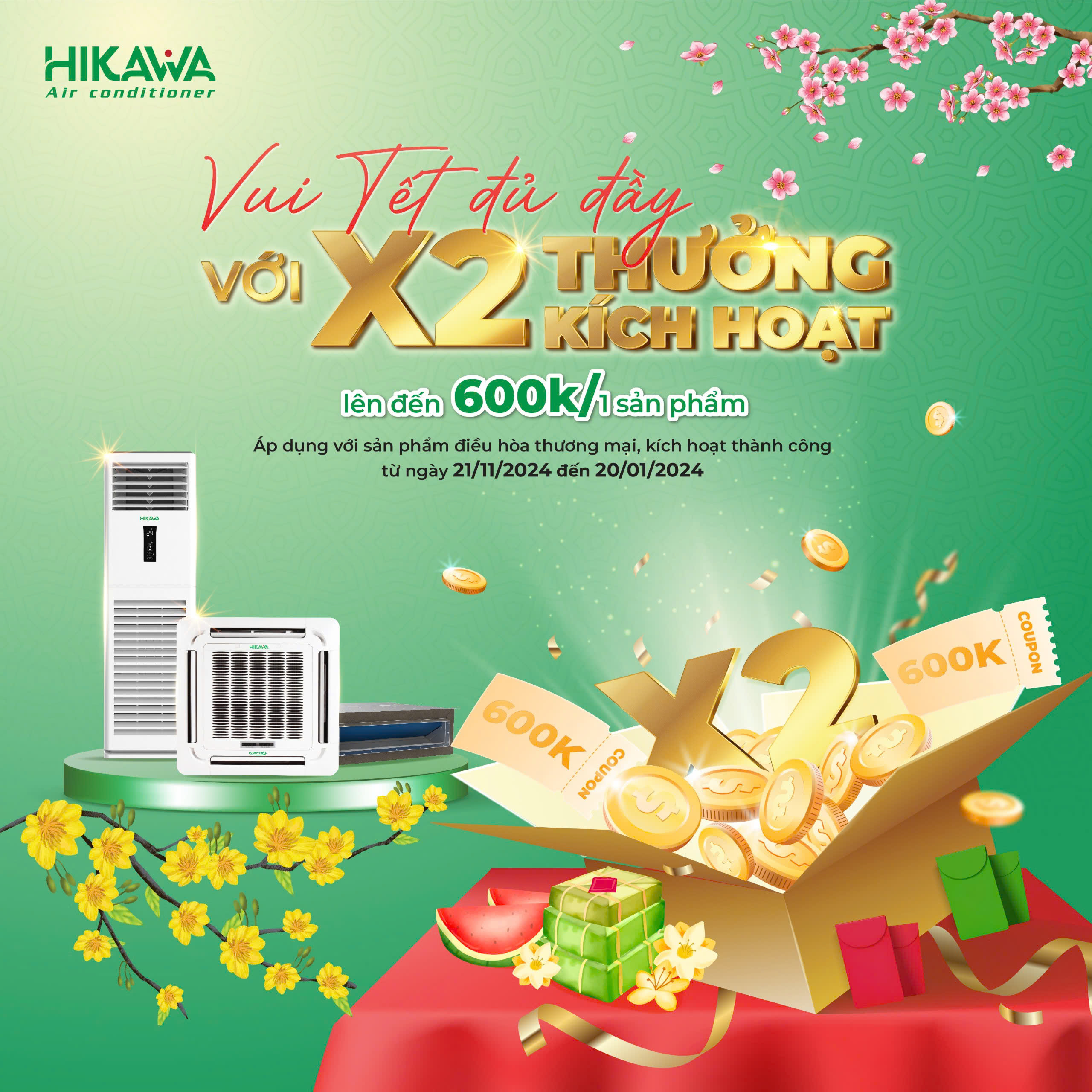 banner x2 kích hoạt bảo hành