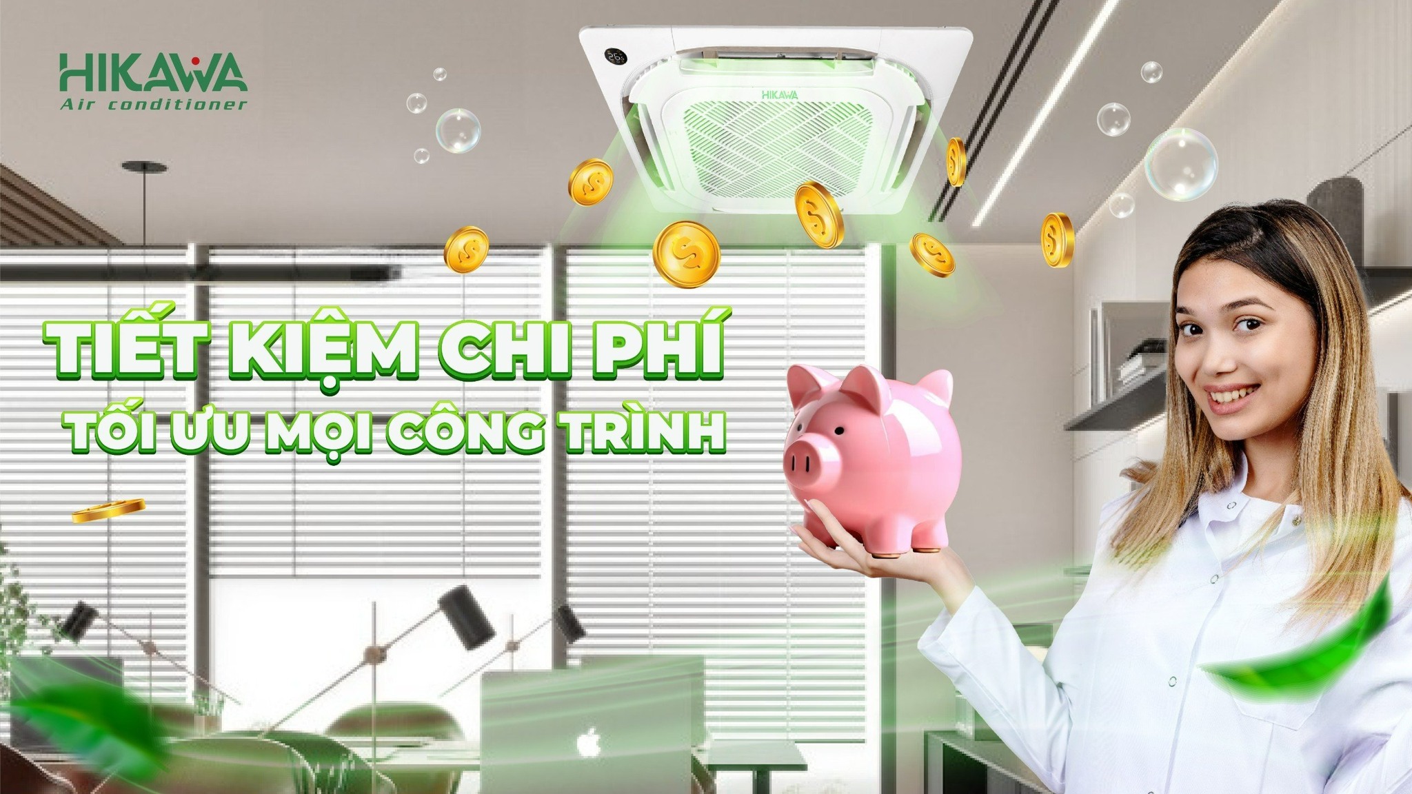 iều hòa hikawa tiết kiệm điện năng