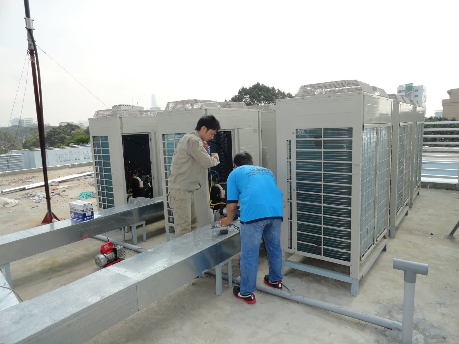 lắp đặt điều hòa trung tâm